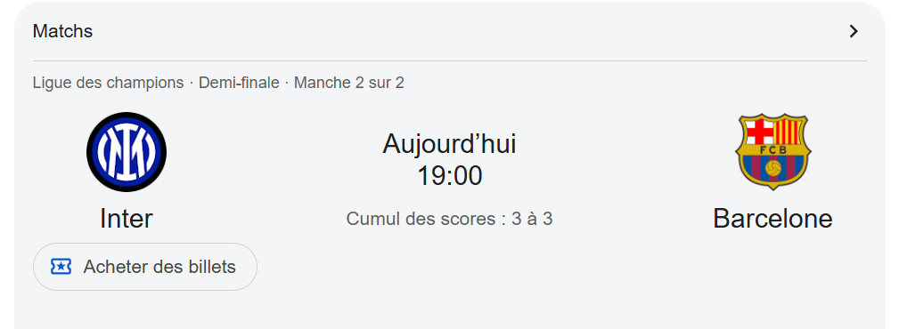 You are currently viewing Ligue des Champions : Comment suivre la demi-finale retour Inter Milan – FC Barcelone